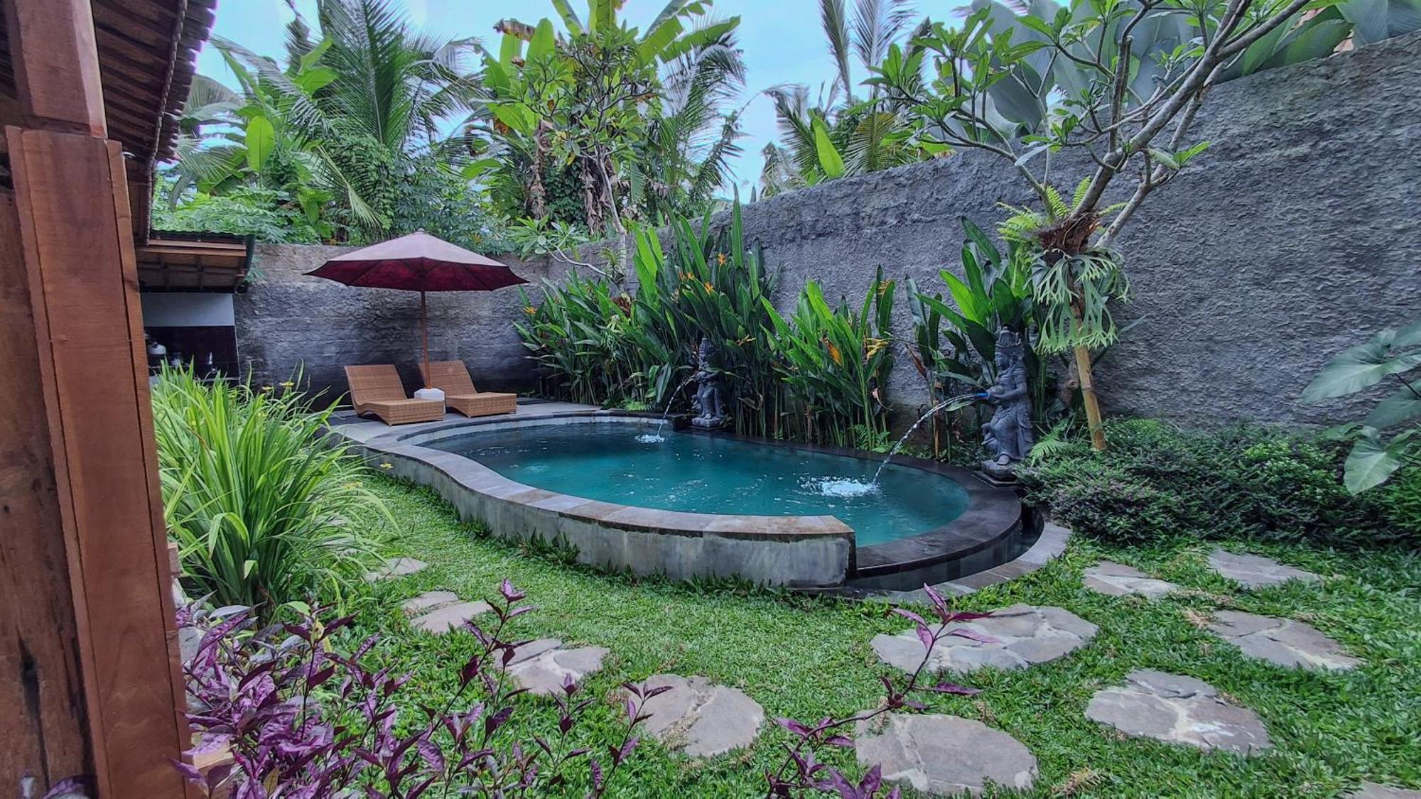 D'Ethnic Ubud Villa Exterior foto